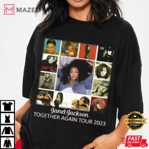 Janet Jackson Together Again Tour 2023 T Shirt 1