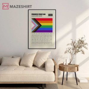 Progress Pride Flag LGBTQ Wall Art Poster 3