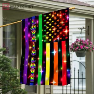 Progress Pride House US Garden Decor Best Flag 1