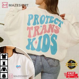Protect Trans Kids LGBT Gift Best T Shirt 3