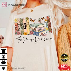 Albums As Books Eras Tour 2023 Swiftie Anti Hero T Shirt 1