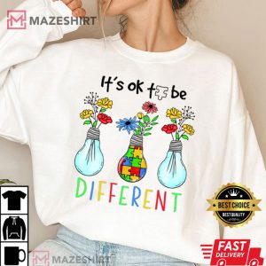 Its Ok To Be Different Autism Awareness T Shirt 4