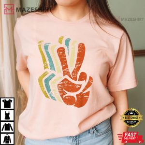 Peace Sign Apparel Inspirational Kindness Outfit T Shirt 2