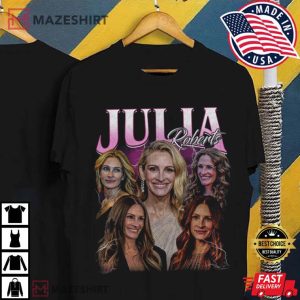 Vintage Julia Roberts Retro 90s T Shirt 4