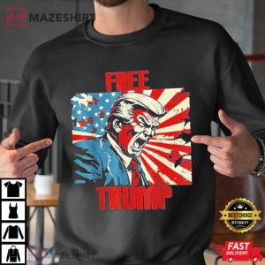 Free Trump Take Our Nation Back Jail T Shirt 3
