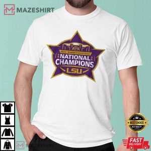 LSU Tiger Womens National Championship Logo T Shirt 3