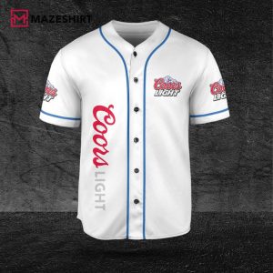 Coors Light Beer Lovers Baseball Jersey 1