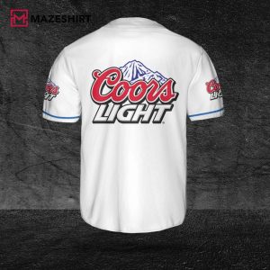 Coors Light Beer Lovers Baseball Jersey 2