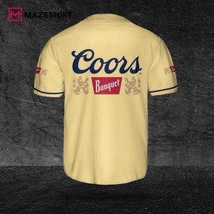 Coors Banquet Vodka Lovers Baseball Jersey 3