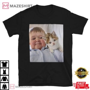 Hasbulla With Cat Mini Khabib Meme Unisex T Shirt 4