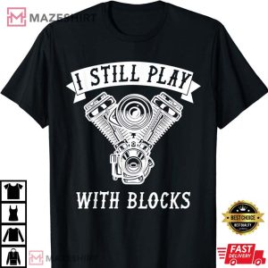 Motorcycle Engine Block For Bikers and Mechanics T Shirt 3