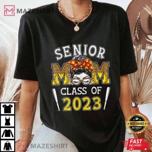 Senior Mom Class Of 2023 Softball Graduation Mama Grad T Shirt 1
