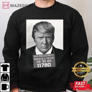 Donald Trump MUGSHOT Black Gift For Trumps Fan Best T Shirt 3