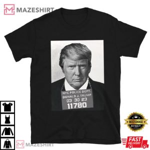 Donald Trump MUGSHOT Black Gift For Trumps Fan Best T Shirt 4