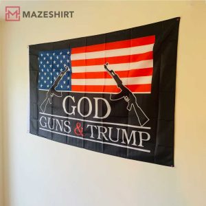 God Guns And Trump Flag 2