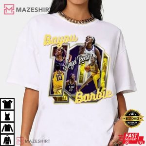 Bayou Barbie Angel Reese LSU Tiger T Shirt 3