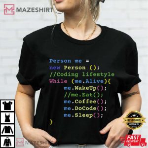 Coding Software Engineer Gift JavaScript Developer IT T Shirt 1
