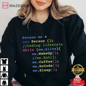 Coding Software Engineer Gift JavaScript Developer IT T Shirt 3