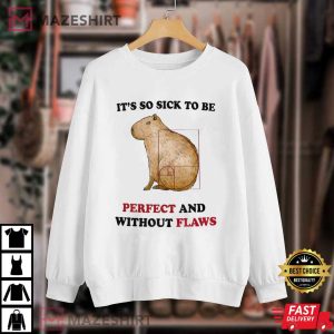 Perfectly Flawless Capybara Unisex Best T shirt 4