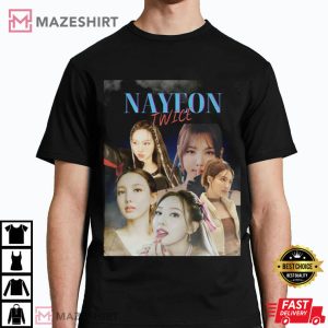 Twice Nayeon 90s Vintage Collage Fan Gift T Shirt 2