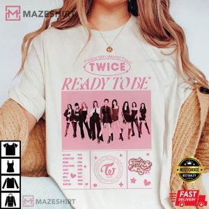 Twice Ready To Be World Tour 2023 Fan Gift T Shirt 2