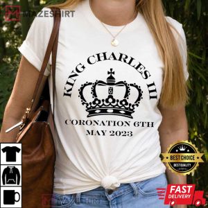 King Charles III Kings Coronation Royal Crown T Shirt 1