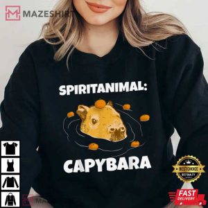 Spiritanimal Capybara T Shirt 3