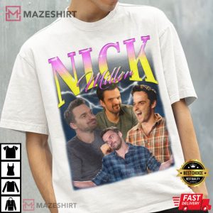 Nick Miller Homage Vintage New Girl T Shirt 1