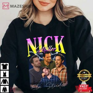Nick Miller Homage Vintage New Girl T Shirt 4