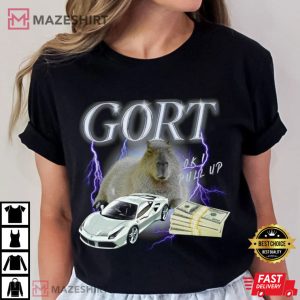 Capybara Gort Ok I Pull Up T Shirt 2