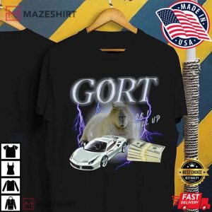 Capybara Gort Ok I Pull Up T Shirt 4