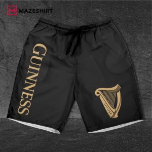 Guinness Black Shorts Hawaiian Beer Shorts 1