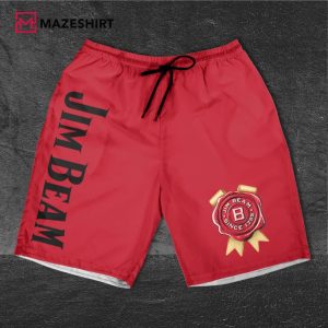 Jim Beam Red Shorts Hawaiian Beer Shorts 1