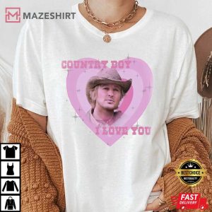 Owen Wilson Country Boy I Love You T Shirt 1