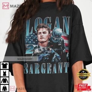 Logan Sargeant Formula Racing Driver American Championship T-Shirt