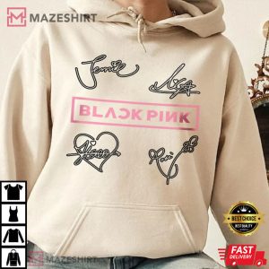 Blackpink Pink Venom Born Pink Vintage 90s Style T Shirt 2