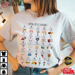 Coping Skills Alphabet T Shirt 2