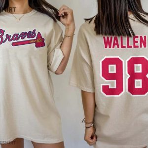 Morgan Wallen 98 Braves Gift For Fan T Shirt 3