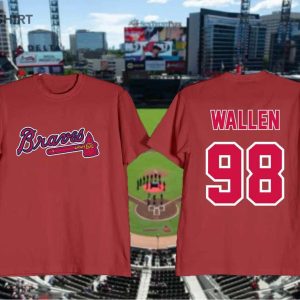 Morgan Wallen 98 Braves Gift For Fan T Shirt 4