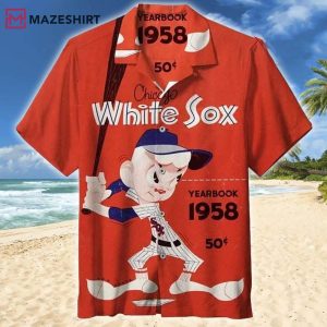 MLB Chicago White Sox Vintage 1958 Baseball Hawaiian Shirt