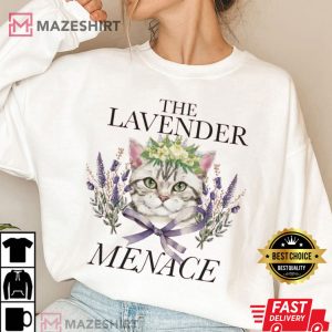 The Lavender Menace Feminist Lesbian Queer T Shirt 4