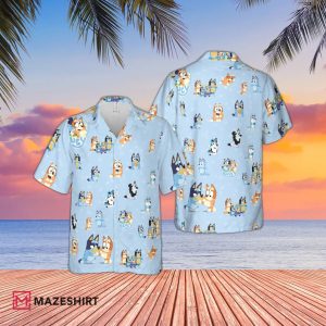 Bluey Dad Bluey Mum Bluey Family Hawaiian Shirt