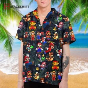 Super Mario Hawaiian Shirt