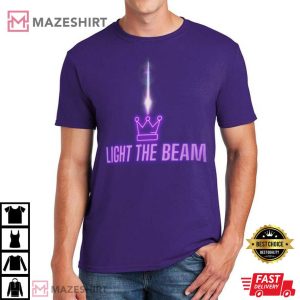 Light The Beam Sacramento Basketball Unisex Jersey T Shirt 2