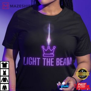 Light The Beam Sacramento Basketball Unisex Jersey T Shirt 3