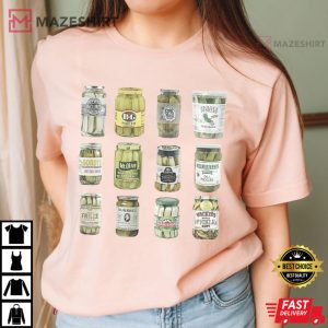 Pickle Jar Vintage Canned Pickles Funny T Shirt 2