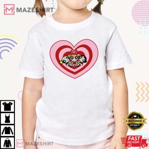 Power Puff Girl Retro 90s Y2K Nostalgic T Shirt 3