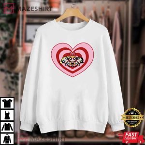 Power Puff Girl Retro 90s Y2K Nostalgic T Shirt 4
