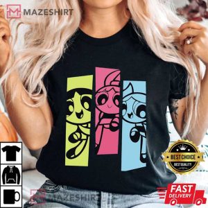 Power Puff Girl Retro 90s Kids Fan T Shirt 3
