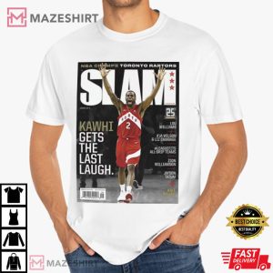 Kawhi Leonard NBA Slam Cover T Shirt 3